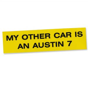 'My Other Car Is An Austin' Bumper Sticker